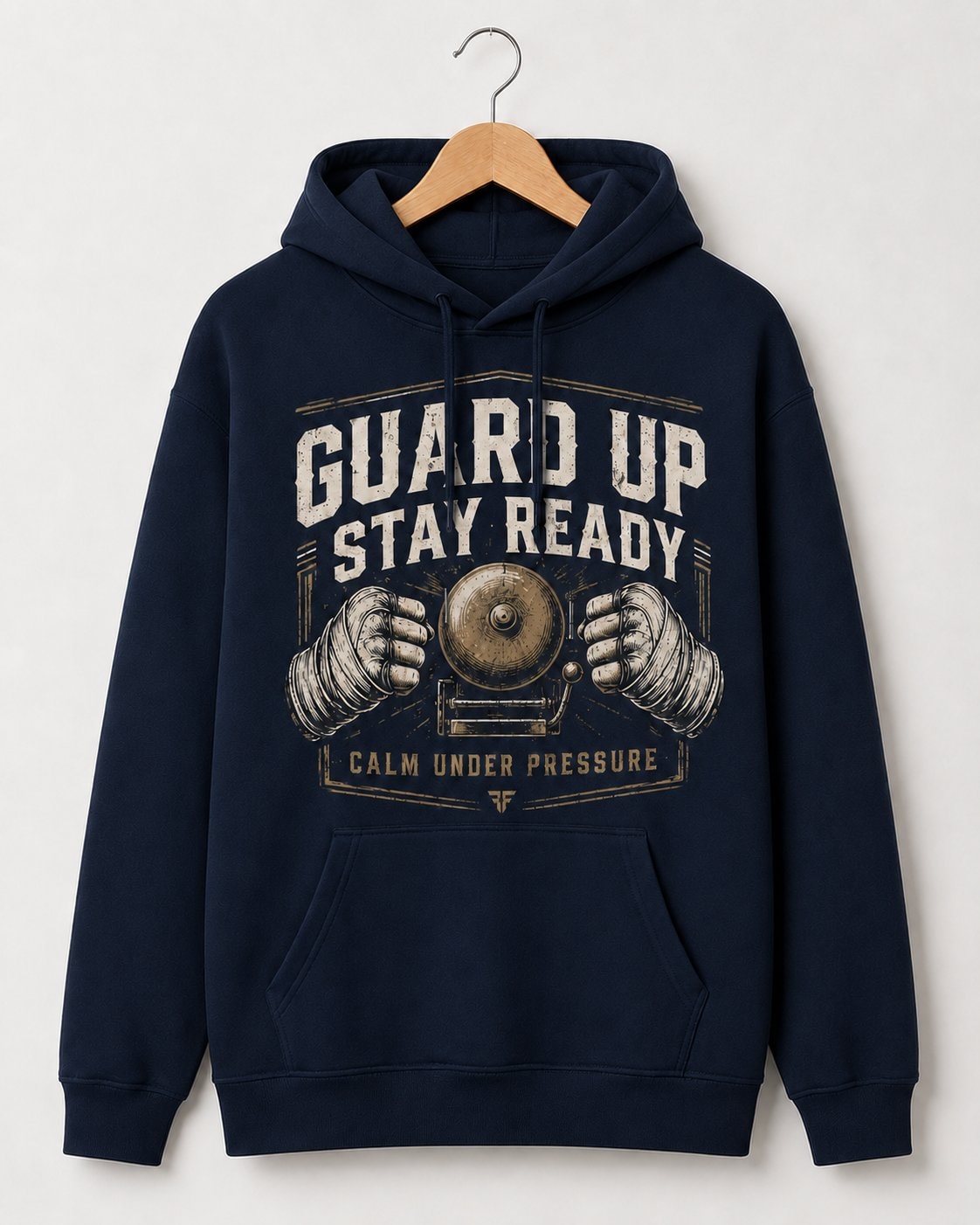 Guard Up Stay Ready Women's Hoodie-Navy-3
