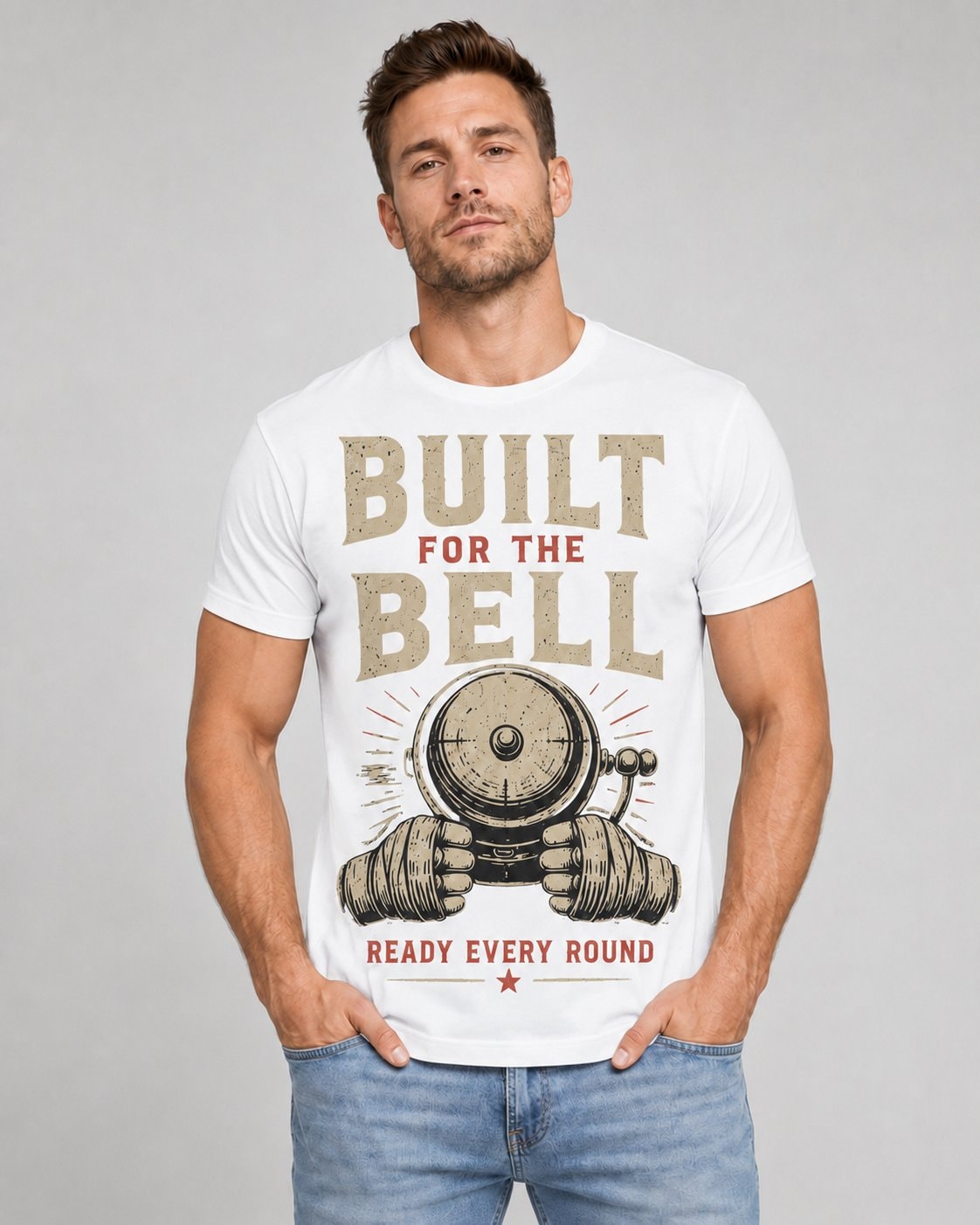 Built For The Bell Men's T-Shirt-White-2